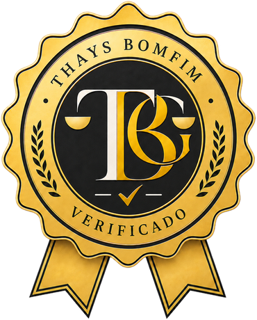Selo Thays Bomfim — Advocacia Verificada